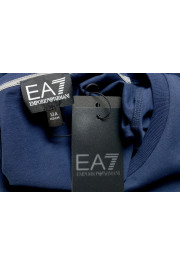Emporio Armani EA7 Boys Navy Blue Short Sleeve Logo Print Crewneck T-Shirt: Picture 6