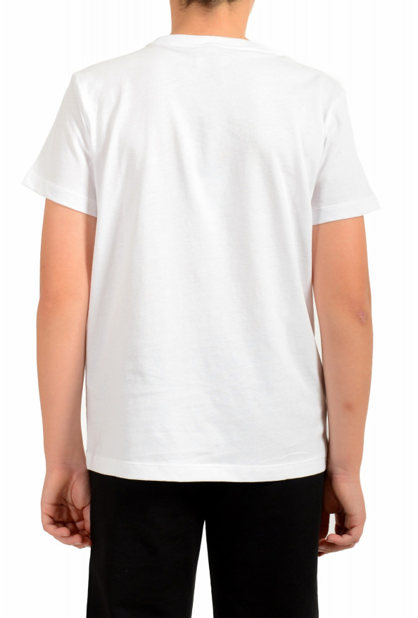 Emporio Armani EA7 Boys White Short Sleeve Logo Print Crewneck T-Shirt: Picture 3