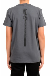 Emporio Armani EA7 Boys Gray Short Sleeve Logo Print T-Shirt: Picture 3
