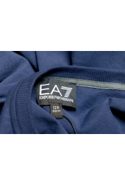 Emporio Armani EA7 Boys Navy Blue Short Sleeve Logo Print T-Shirt: Picture 5