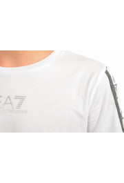 Emporio Armani EA7 Boys White Short Sleeve Logo Print T-Shirt: Picture 4