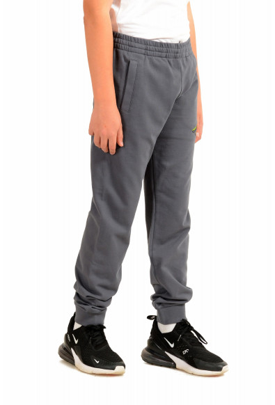 Emporio Armani EA7 Boys Gray Logo Print Track Sweat Pants: Picture 2