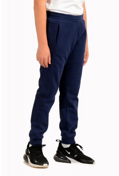Emporio Armani EA7 Boys Navy Blue Logo Print Track Sweat Pants: Picture 2