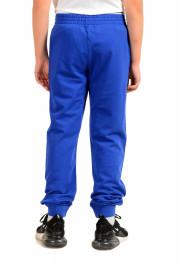 Emporio Armani EA7 Boys Bright Blue Logo Print Track Sweat Pants: Picture 3