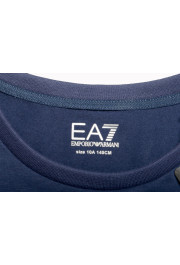 Emporio Armani EA7 Girls Navy Blue Short Sleeve Logo Print T-Shirt: Picture 5