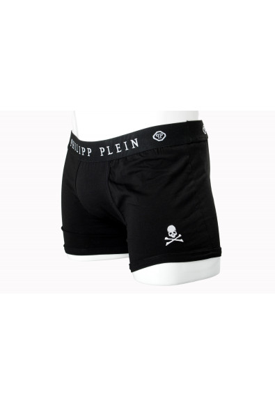 Philipp Plein Men's Black Logo Print Boxer Brief Underwear Bi-Pack: Picture 2