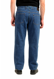 Ermenegildo Zegna Men's Medium Blue Straight Leg 5 Pockets Jeans: Picture 3