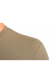 Emporio Armani Men's Olive Green Short Sleeve V-Neck T-Shirt : Picture 4
