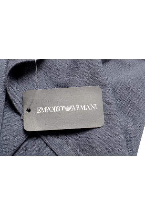 Emporio Armani Men's Gray Short Sleeve V-Neck T-Shirt : Picture 5
