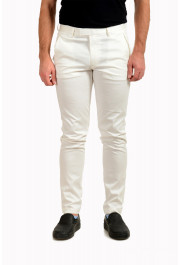 Hugo Boss Men's "T-Kaito-WE" White Flat Front Dress Pants 