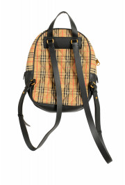 Burberry Women's "Link" Plaid Leather Trimmed Small Backpack Bag: Picture 3