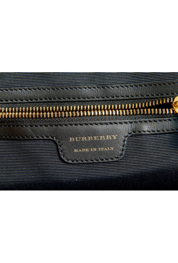 Burberry Women's "Link" Plaid Leather Trimmed Small Backpack Bag: Picture 6