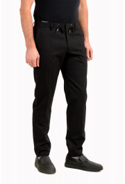 Hugo Boss Men's "Bardon1" Slim Fit Black Wool Casual Pants : Picture 2