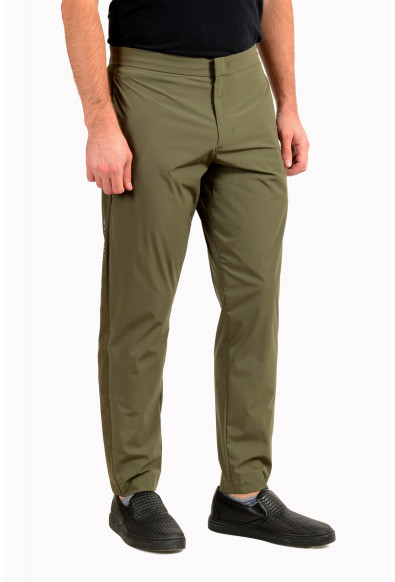 Hugo Boss Men's "Keen2-14" Olive Green Stretch Casual Pants: Picture 2