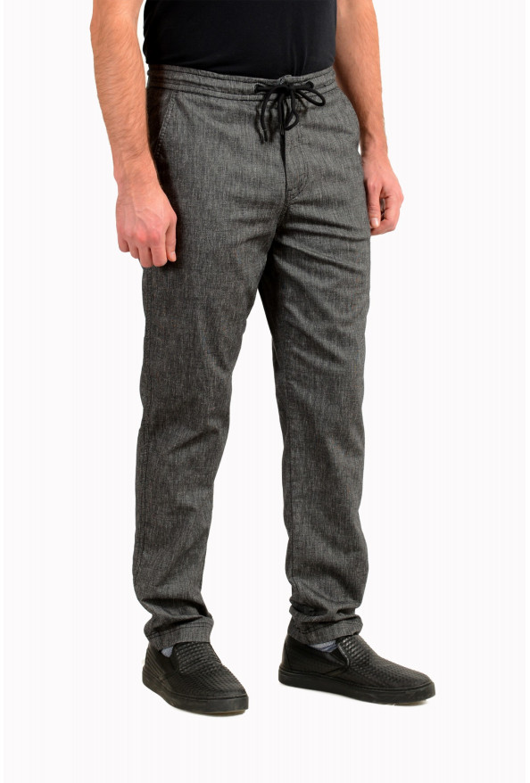 Hugo Boss Men's "Sabril" Tapered Fit Off Black Casual Pants : Picture 2