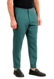 Hugo Boss Men's "Parget" Fashion Fit Green Wool Casual Pants : Picture 2