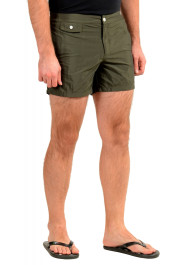 Incotex Slowear Men's Olive Green Swim Shorts : Picture 2
