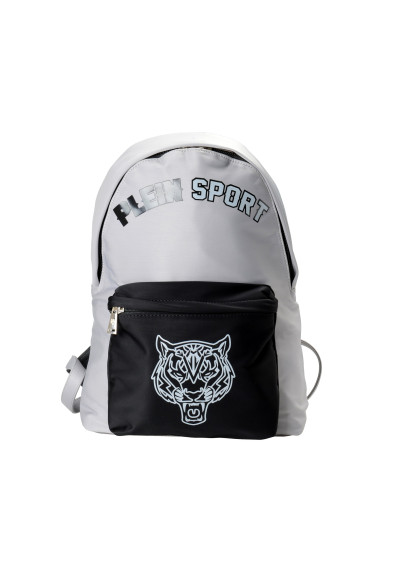 Plein Sport Unisex Logo Print Gray "ZAINO EASTPAK" Backpack Bag