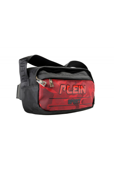 Plein Sport Unisex Red Logo Print Hip Belt Fanny Pack Bag: Picture 2