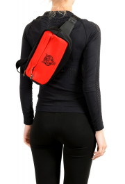 Plein Sport Unisex Red Logo Print Hip Belt Fanny Pack Bag: Picture 8