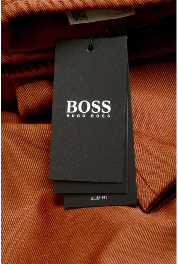 Hugo Boss Men's "Banks4-J" Slim Fit Brown Casual Pants : Picture 4