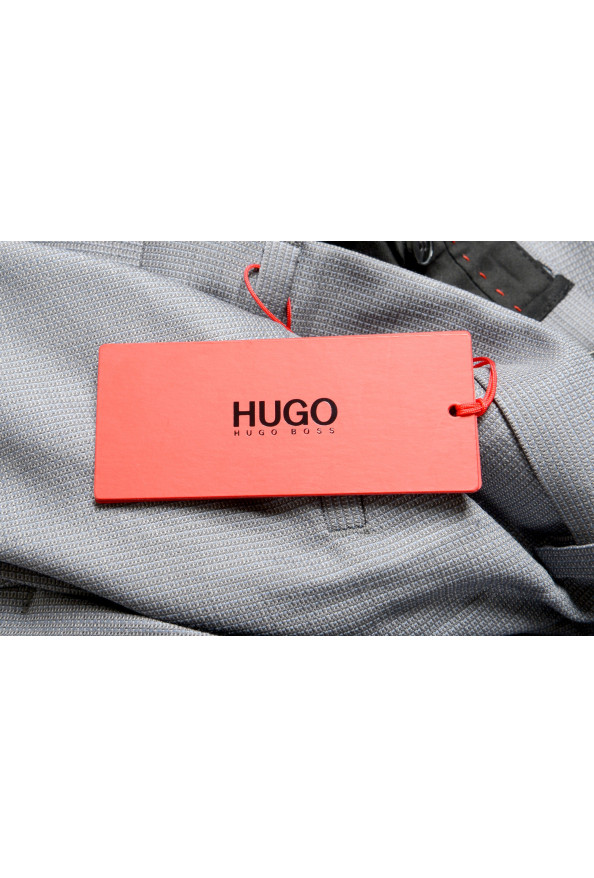 Hugo Boss Men's "German194" Gray 100% Wool Plaid Dress Pants : Picture 5