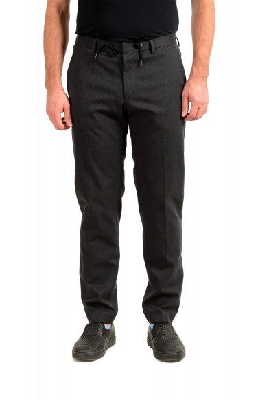 Hugo Boss Men's "Barbon1" Slim Fit Gray Wool Casual Pants