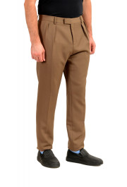 Hugo Boss Men's "Frencis" Fashion Fit Brown Wool Casual Pants : Picture 2