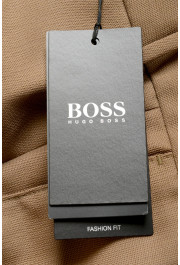 Hugo Boss Men's "Frencis" Fashion Fit Brown Wool Casual Pants : Picture 4