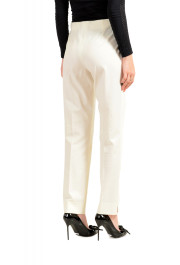 Incotex Women's "Nadine" Ivory Flat Front Pants : Picture 3