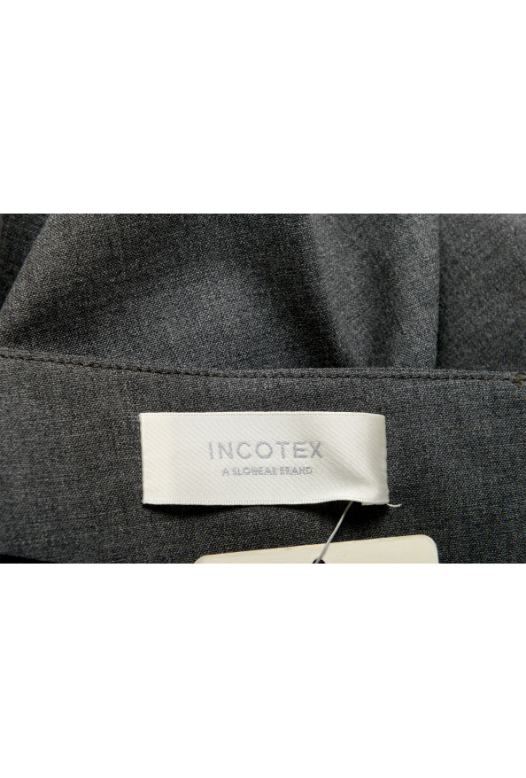 Incotex Women's "Nadine" Gray Wool Flat Front Pants : Picture 4