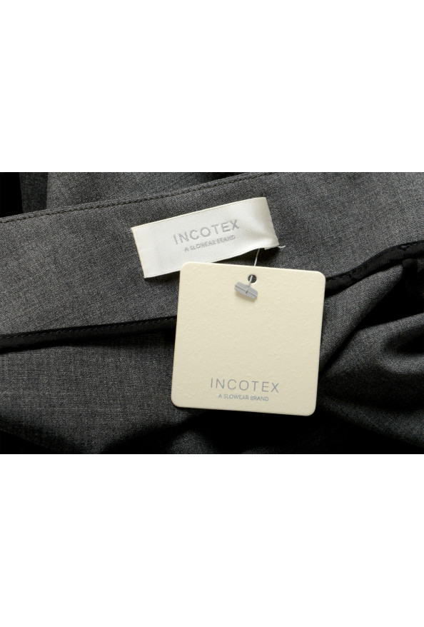 Incotex Women's "Nadine" Gray Wool Flat Front Pants : Picture 5
