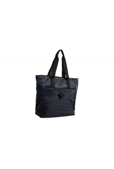 Versace Unisex Navy Blue Quilted Medusa Tote Shoulder Handbag Bag: Picture 2