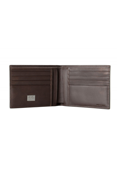 Giuseppe Zanotti Men's Leather Brown Metal Beads Embellished Bifold Wallet: Picture 2
