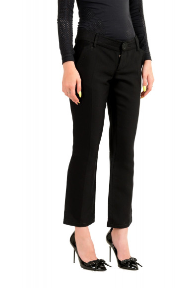 Dsquared2 Women's Black Silk Cropped Pants : Picture 2