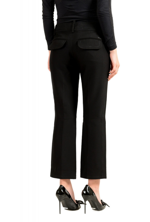 Dsquared2 Women's Black Silk Cropped Pants : Picture 3