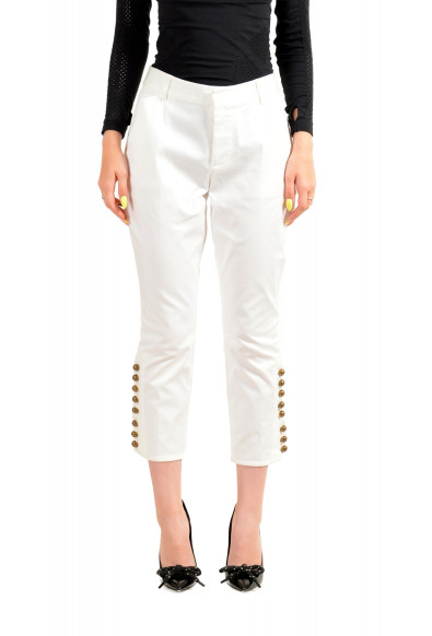 Dsquared2 Women's White Cropped Pants 