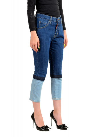 Dsquared2 Women's Blue Wash Cropped Jeans : Picture 2