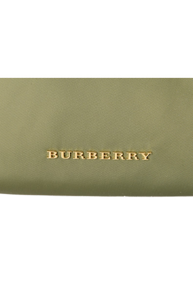 Burberry Women's Olive Green "Pouch" Canvas Clutch Cosmetic Bag: Picture 2
