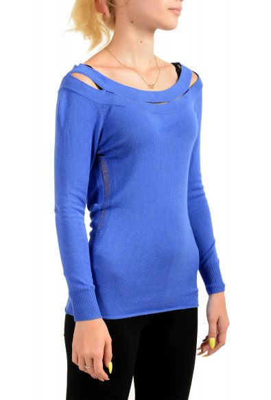 Just Cavalli Women's Blue Open Back Sweater : Picture 2