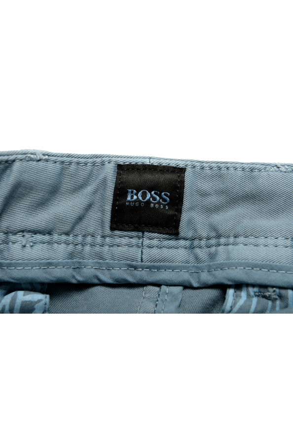 Hugo Boss Men's "Rigan-Short" Blue Regular Fit Flat Front Shorts : Picture 5