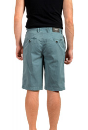 Hugo Boss Men's "Rigan-Short" Green Regular Fit Flat Front Shorts : Picture 3