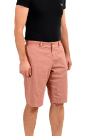 Hugo Boss Men's "Rigan-Short" Pink Regular Fit Flat Front Shorts: Picture 2