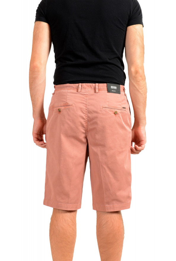 Hugo Boss Men's "Rigan-Short" Pink Regular Fit Flat Front Shorts : Picture 3