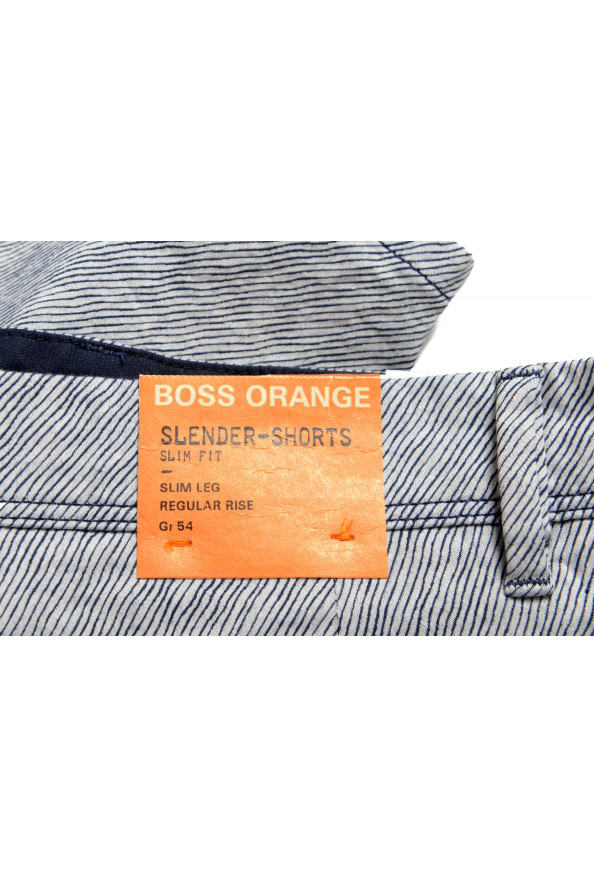 Hugo Boss Men's "Slender-ShortsW" Gray Slim Fit Flat Front Shorts : Picture 4