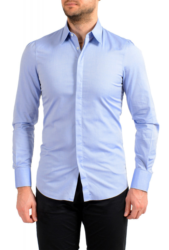 Dsquared2 Men's Blue Long Sleeve Casual Shirt