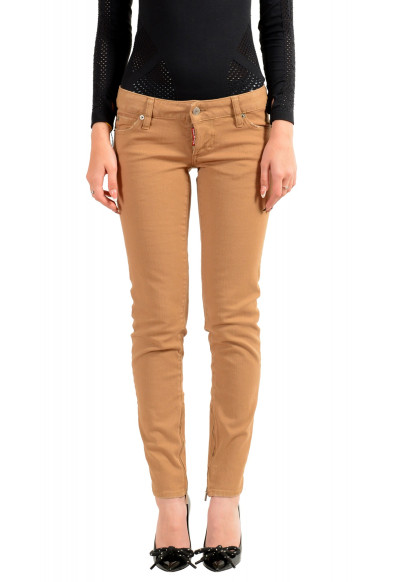 Dsquared2 Women's "Skinny Jean" Brown Skinny Jeans 