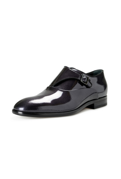Hugo Boss Men's T-Legend_Monk_pa Dark Gray Leather Loafers Shoes