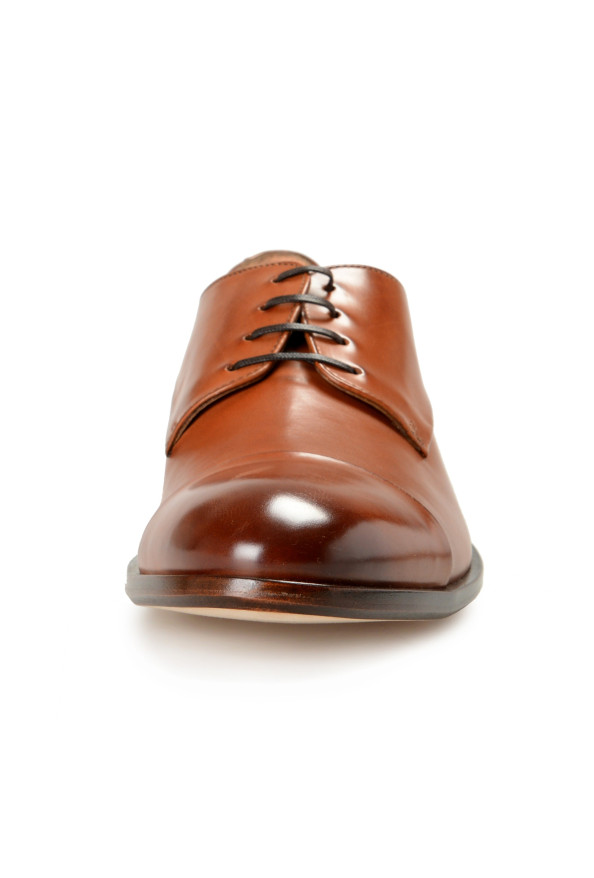 Hugo Boss Men's "Barkley_Derb-Buct" Medium Brown Leather Derby Shoes: Picture 5