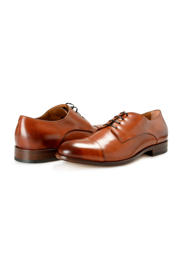 Hugo Boss Men's "Barkley_Derb-Buct" Medium Brown Leather Derby Shoes: Picture 8